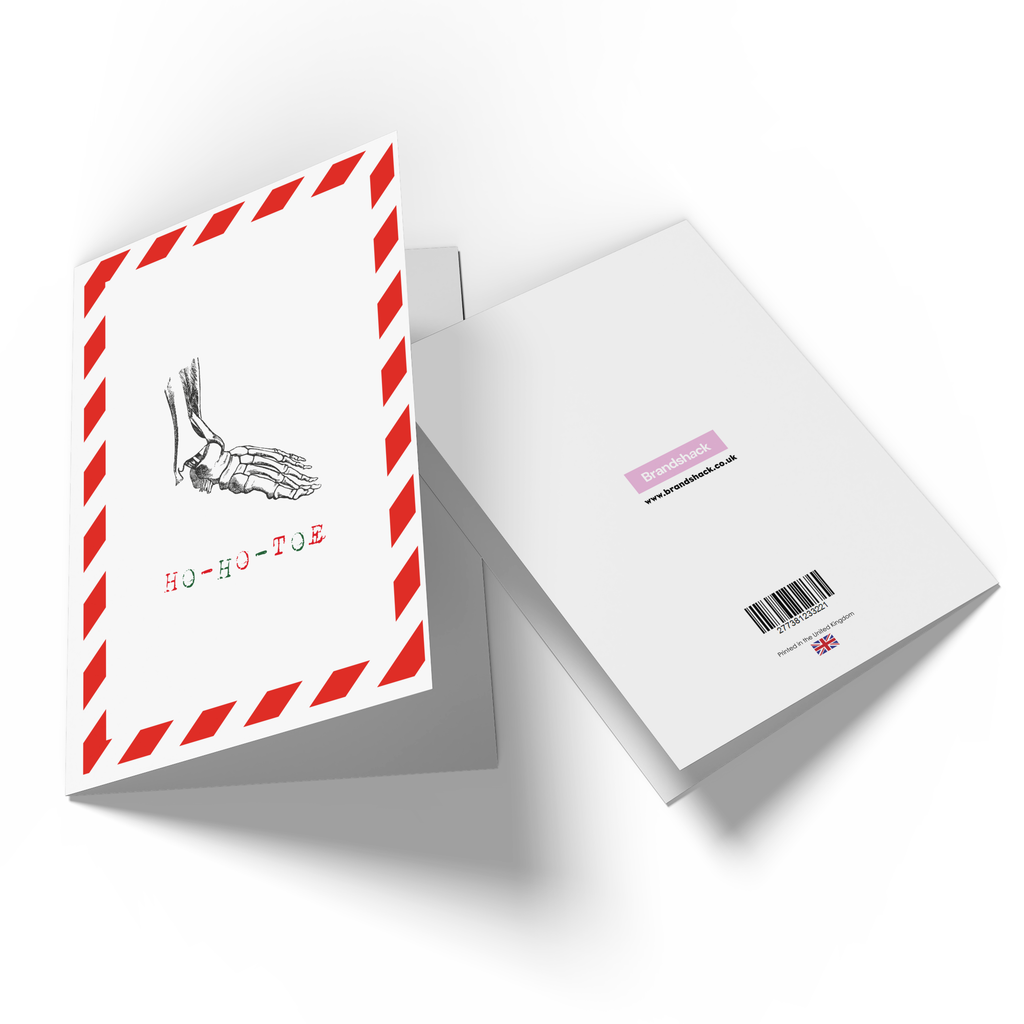 Ho-Ho-Toe Greetings Card