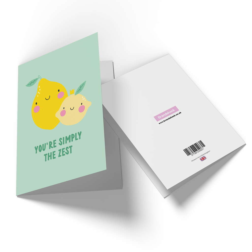 You're Simply The Zest Greetings Card