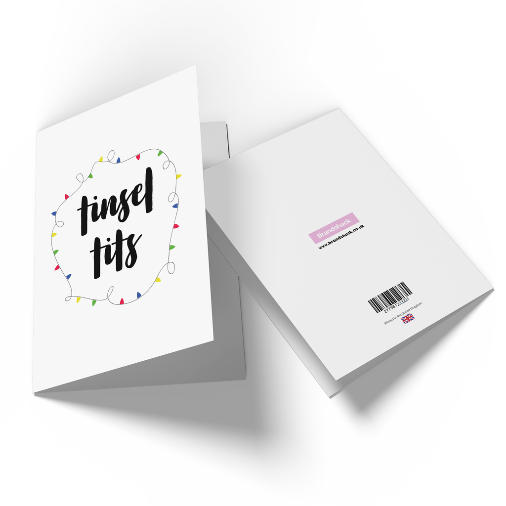 Tinsel T*ts Greetings Card