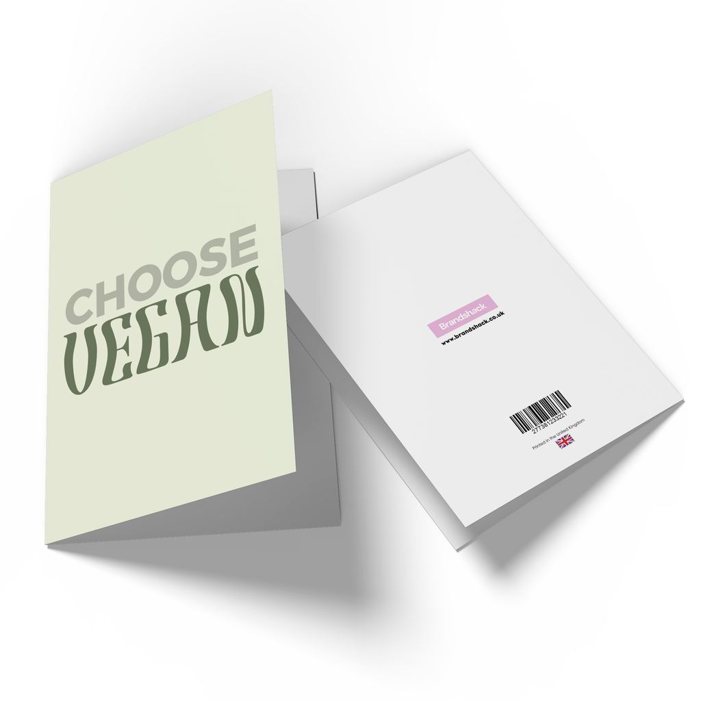 Choose Vegan Greetings Card