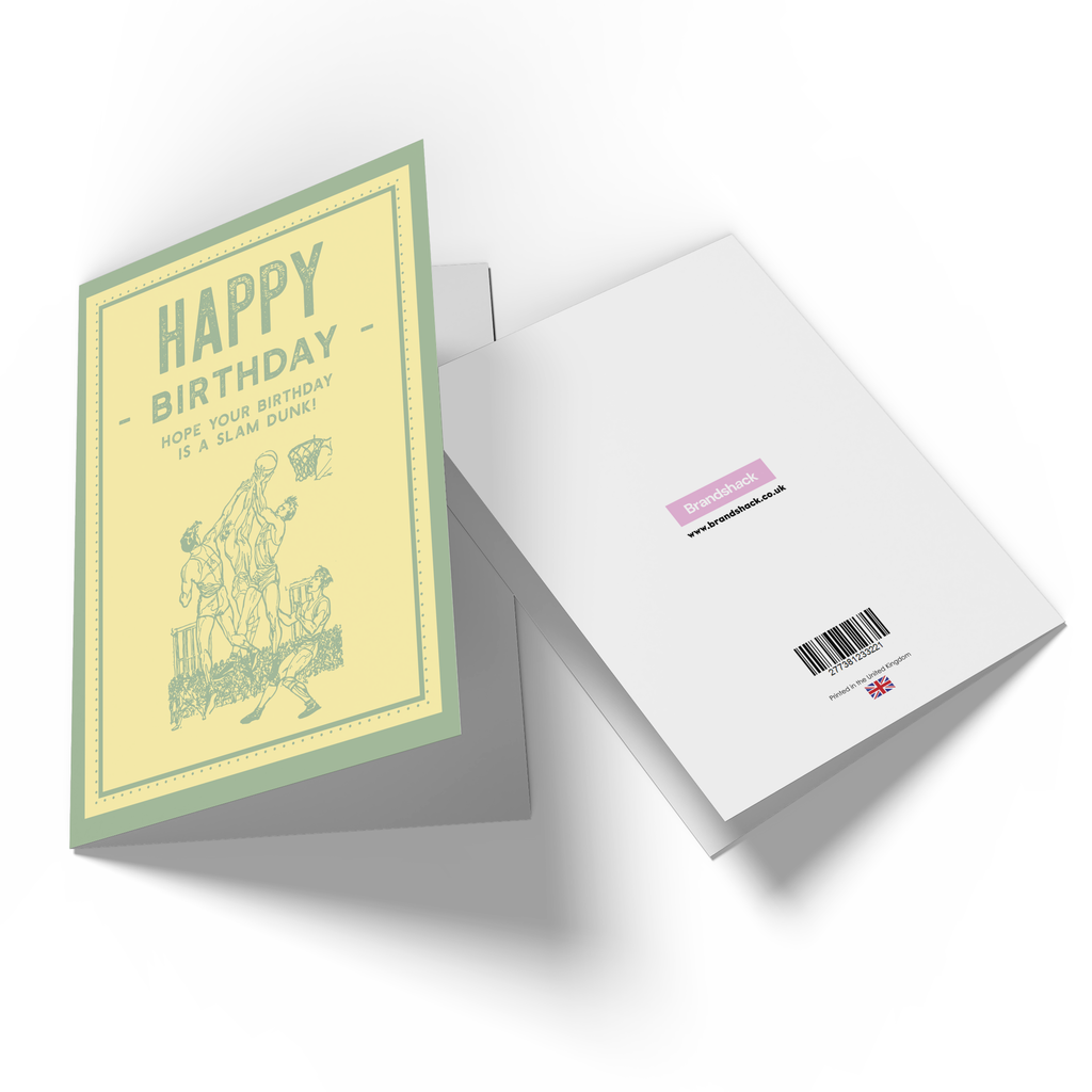 Hope Your Birthday Is A Slam Dunk Greetings Card