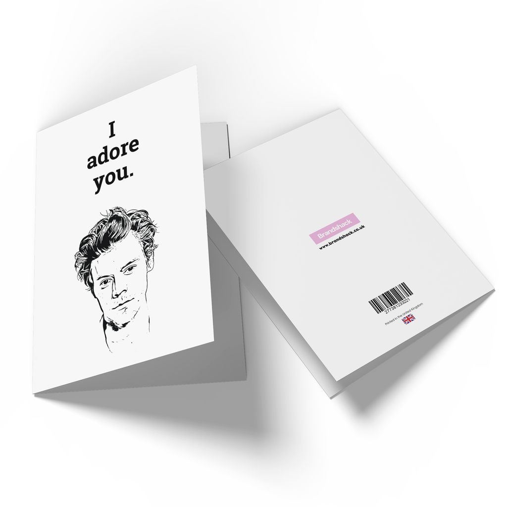 I Adore You Greetings Card