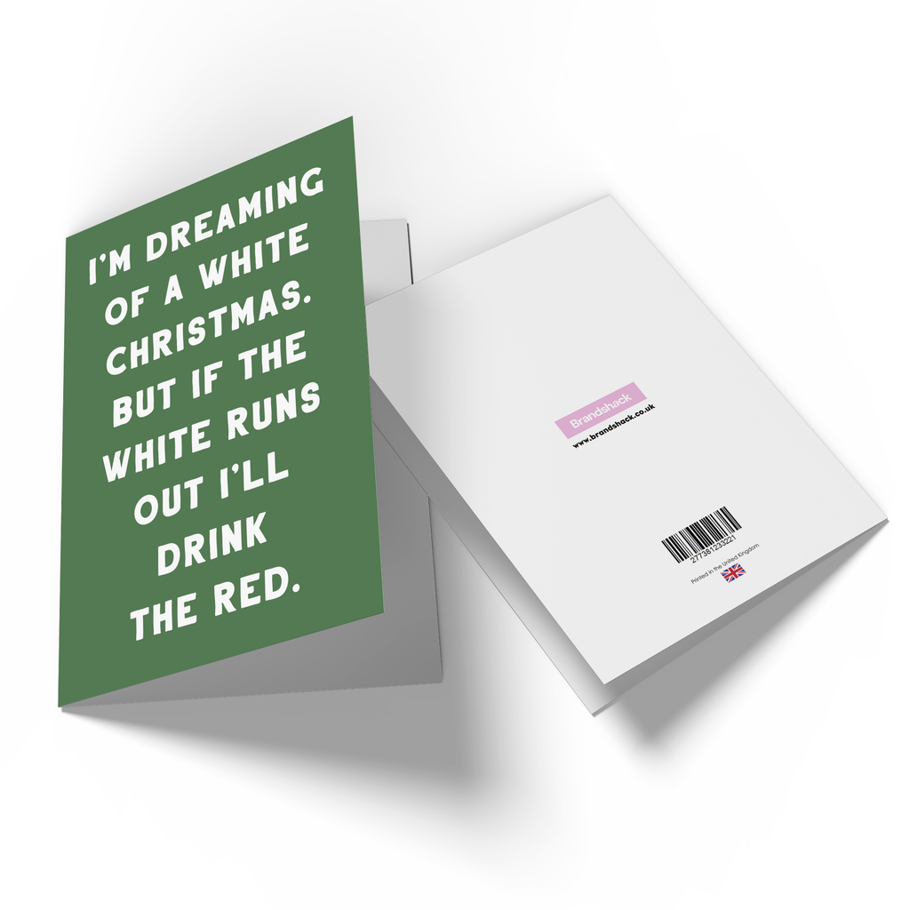 I'm Dreaming Of A White Christmas Greetings Card