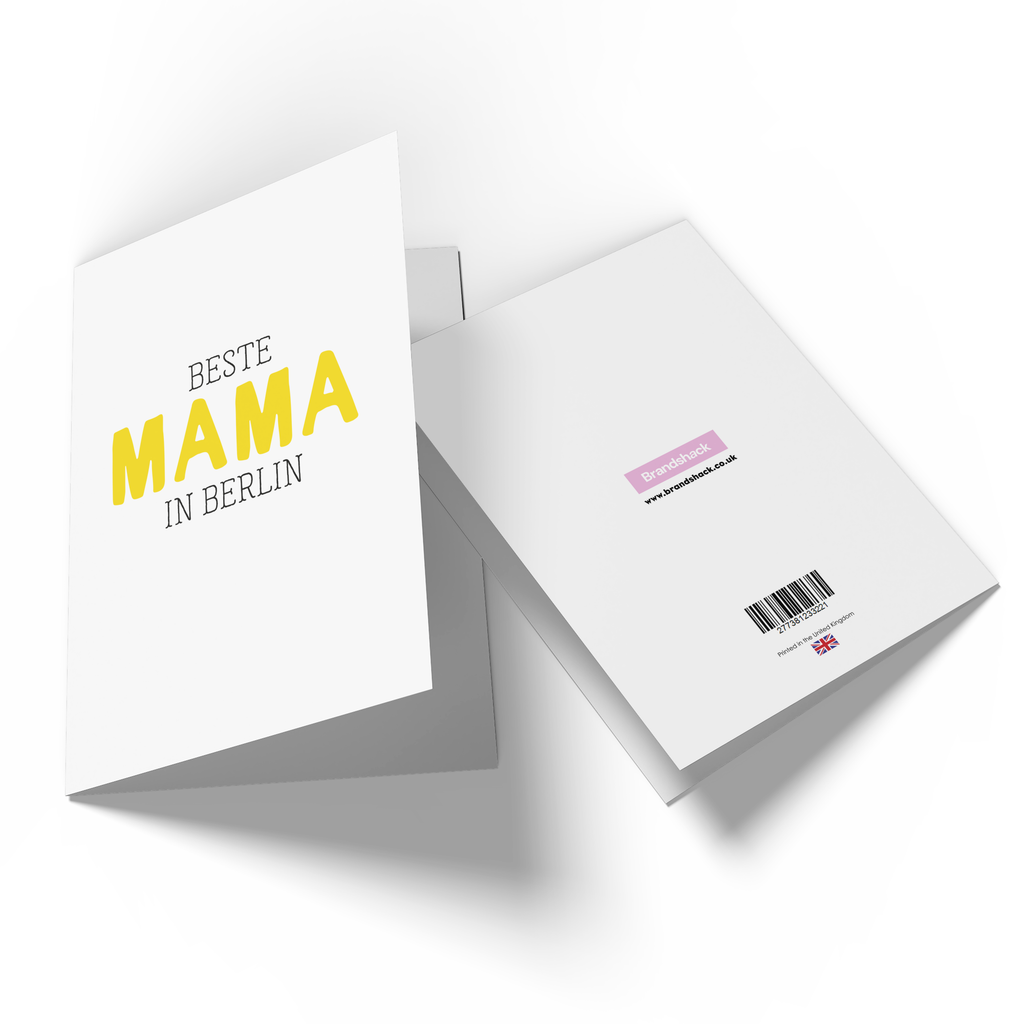 Beste Mama In Berlin Greetings Card