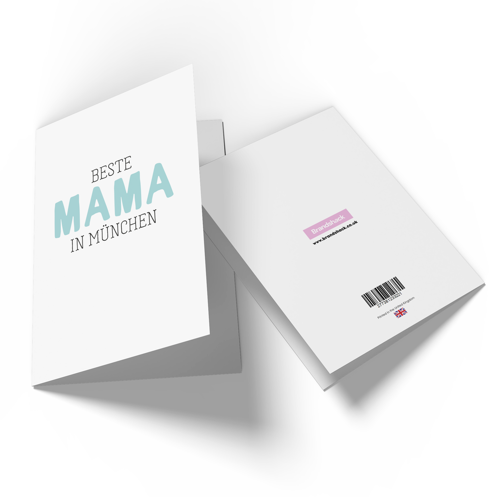 Beste Mama In Munchen Greetings Card