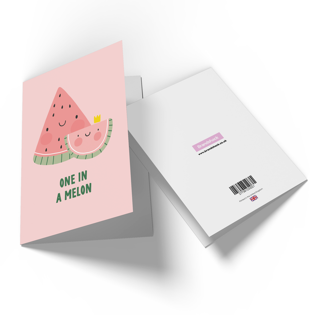 One In A Melon Greetings Card
