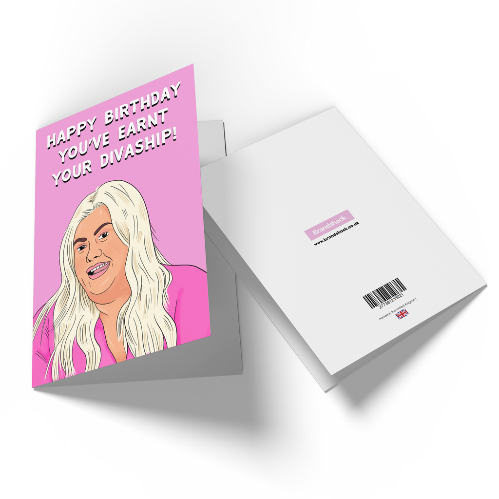The Gc Happy Birthday You've Earnt Your Divaship! Greetings Card