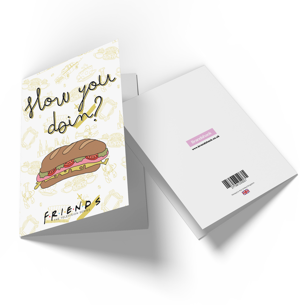 Official Friends How You Doin? Greetings Card