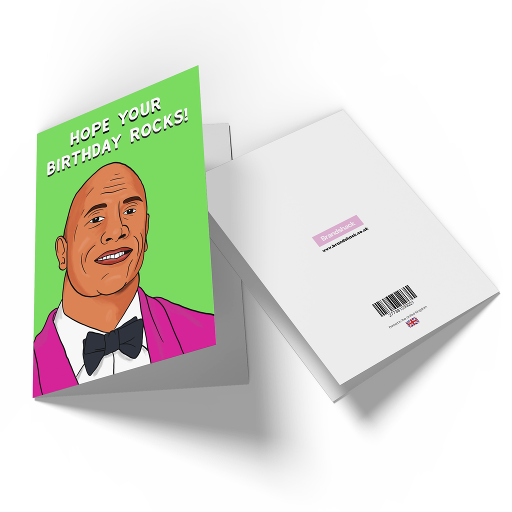 Hope Your Birthday Rocks! Greetings Card