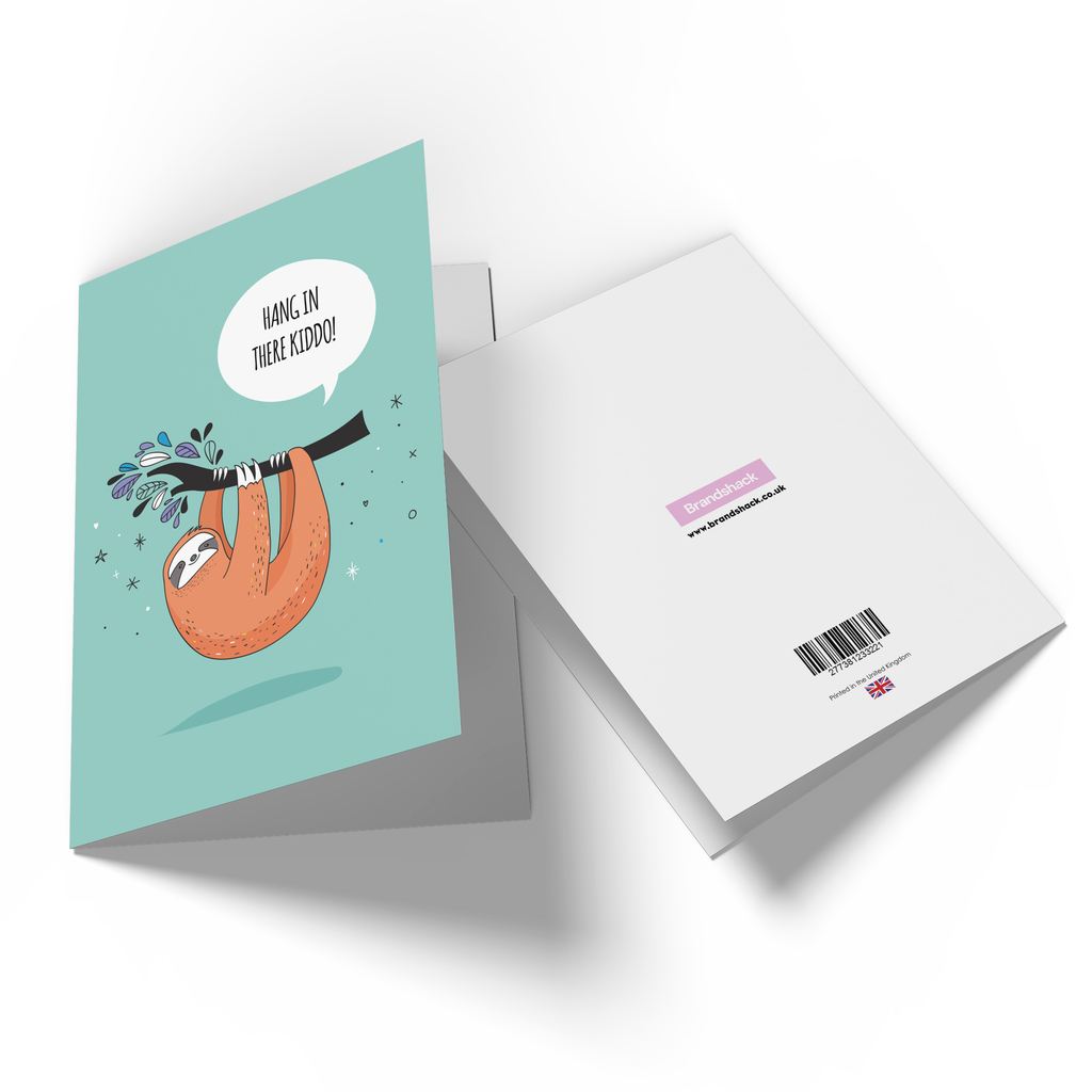 Hang In There Kiddo! Greetings Card