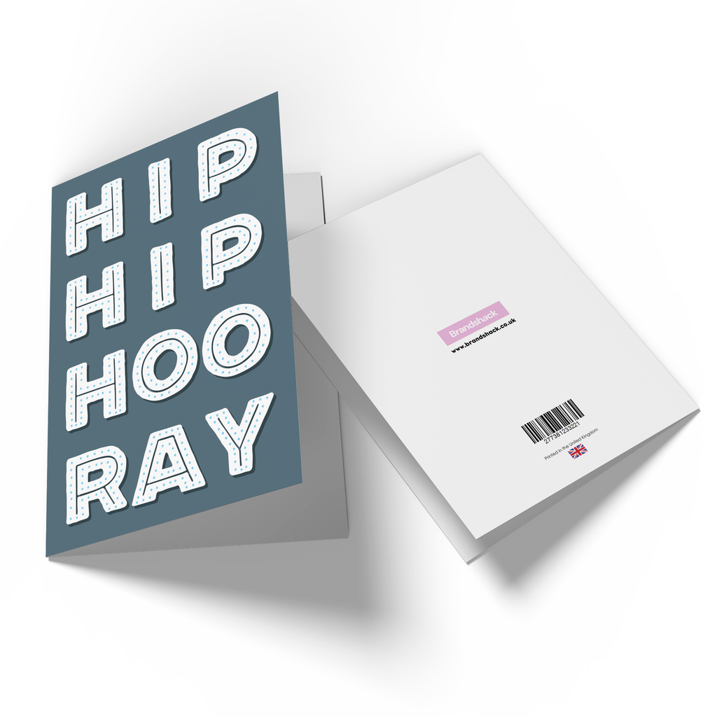 Hip Hip Hooray Greetings Card