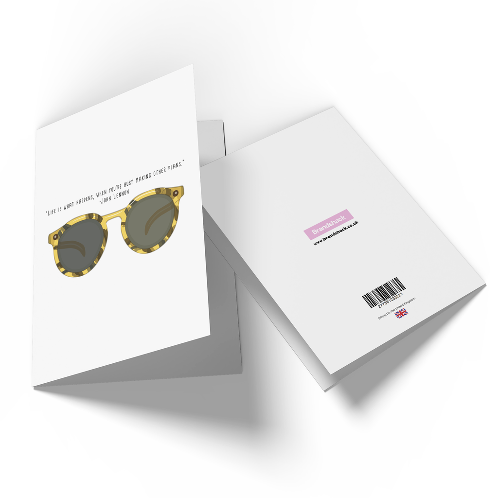 Life Is What Happens When You're Busy Making Other Plans Greetings Card