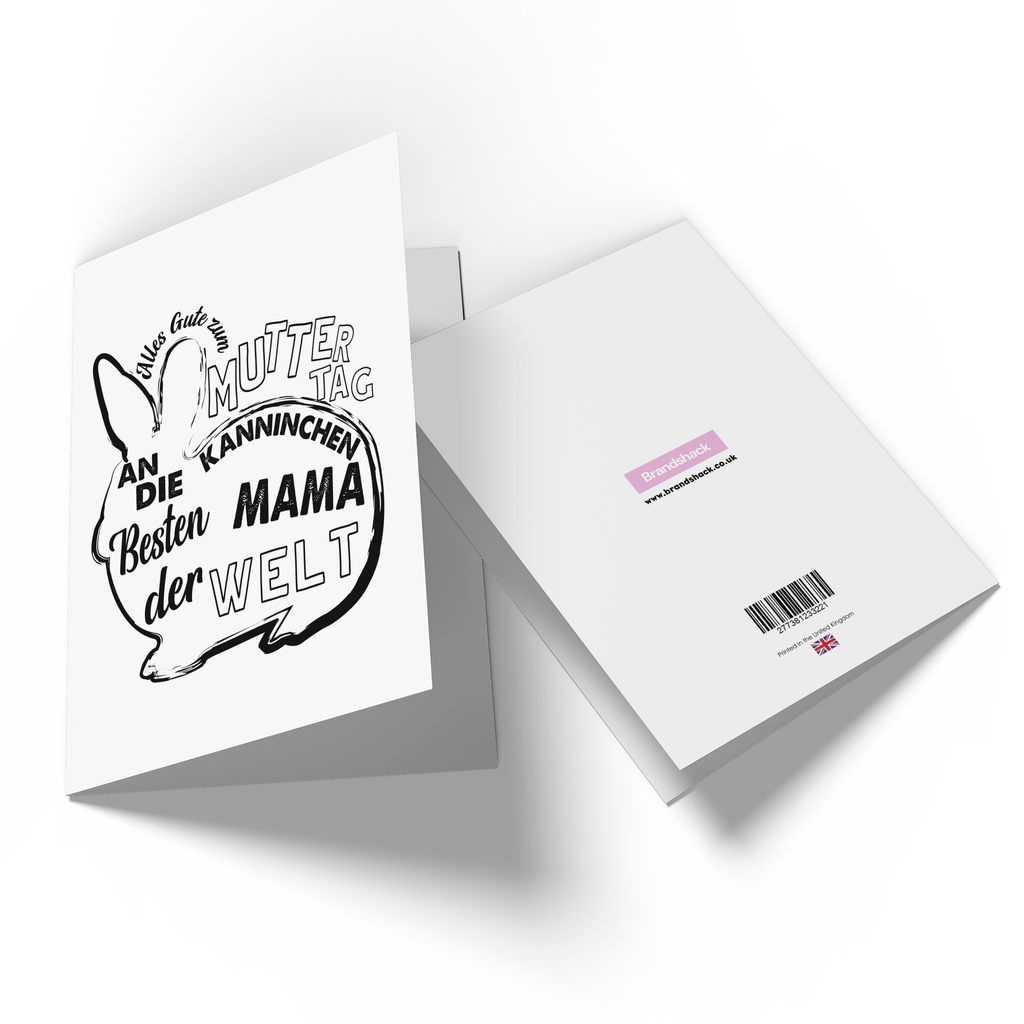 Alles Gute Zum Muttertag An Die Besten Kanninchen Mama Der Welt Greetings Card