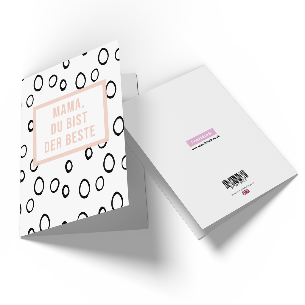 Mama, Du Bist Der Beste Greetings Card
