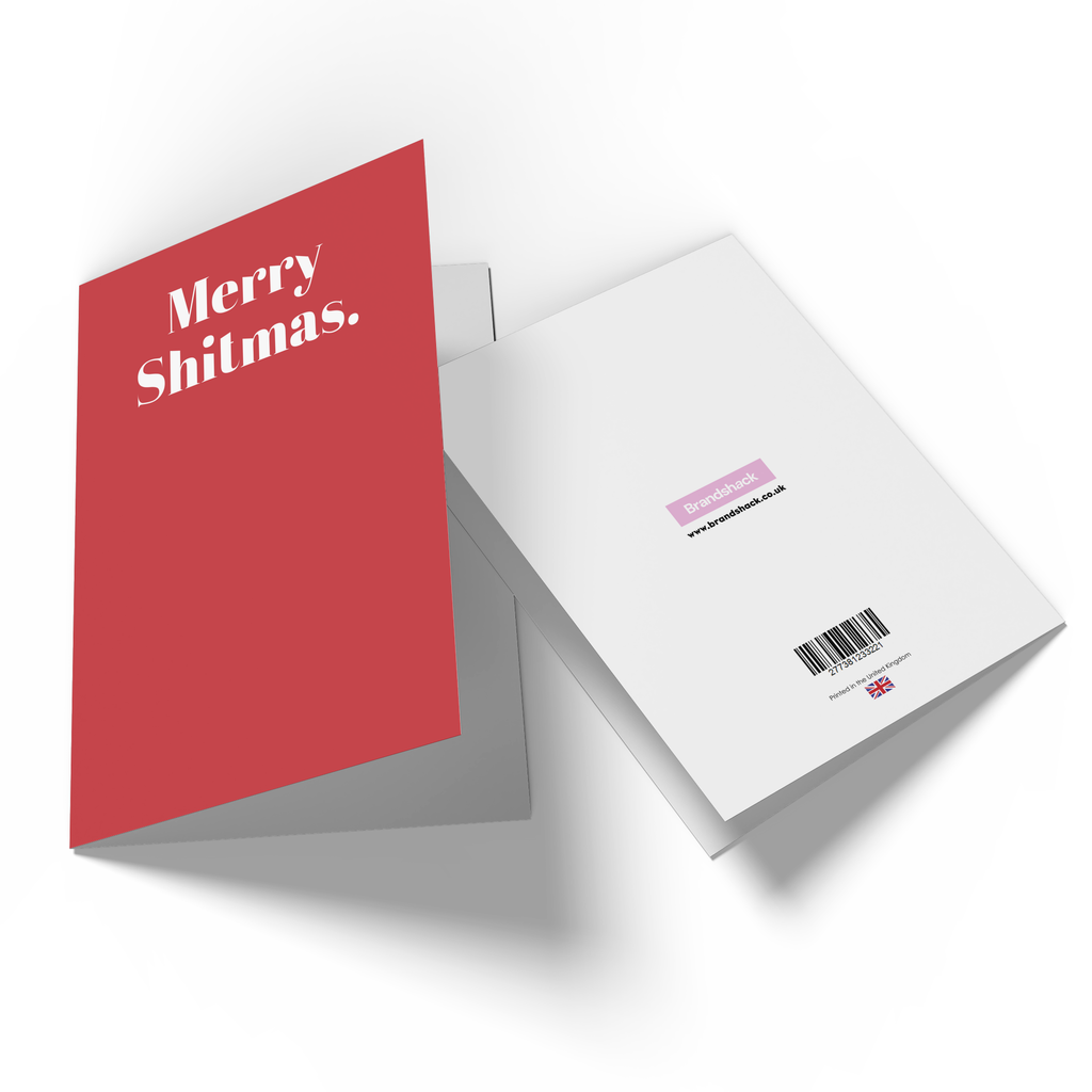 Merry Shitmas Greetings Card