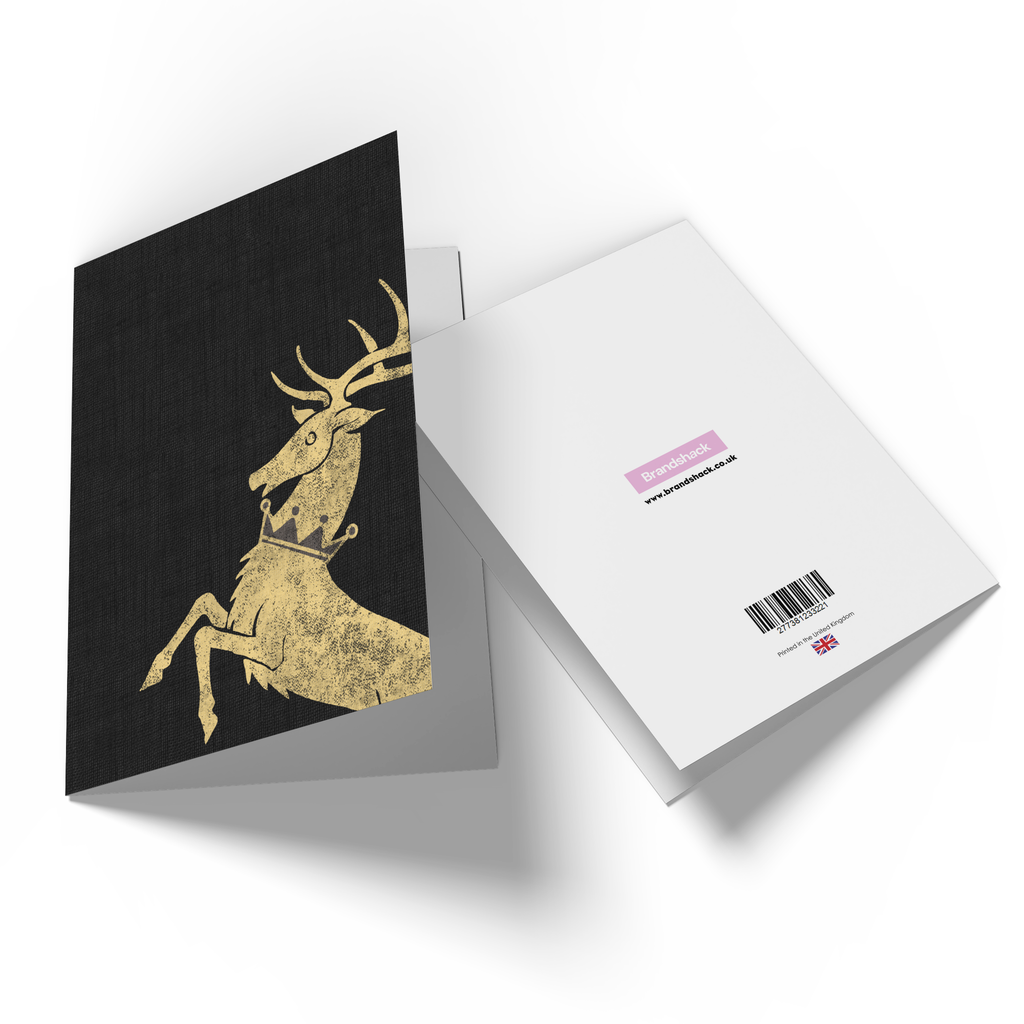 Official Game of Thrones House Baratheon Greetings Card