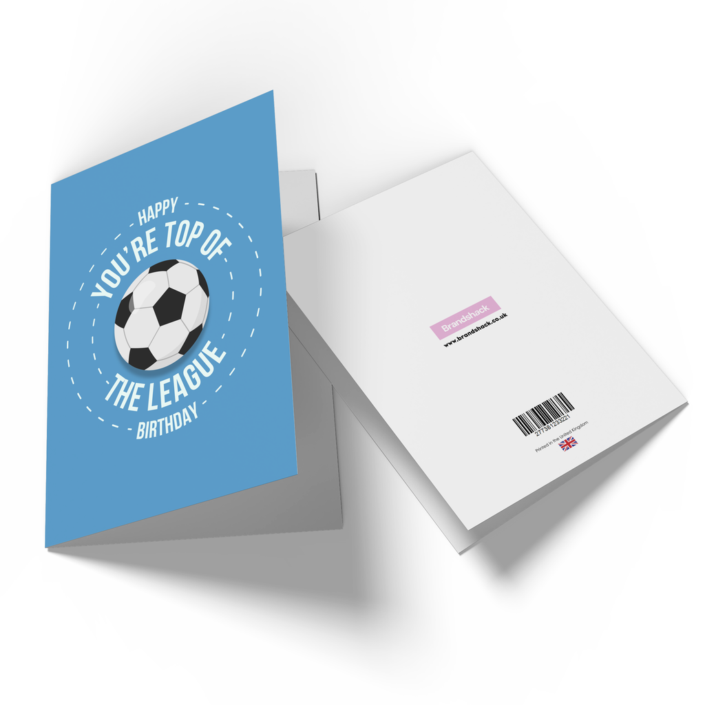 You're Top Of The League Greetings Card
