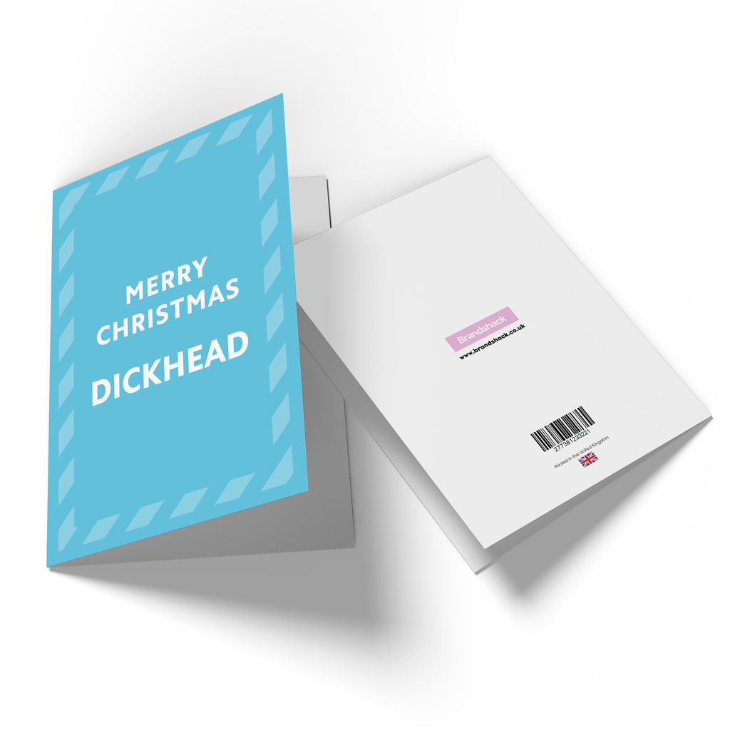 Merry Christmas D*ckhead Greetings Card