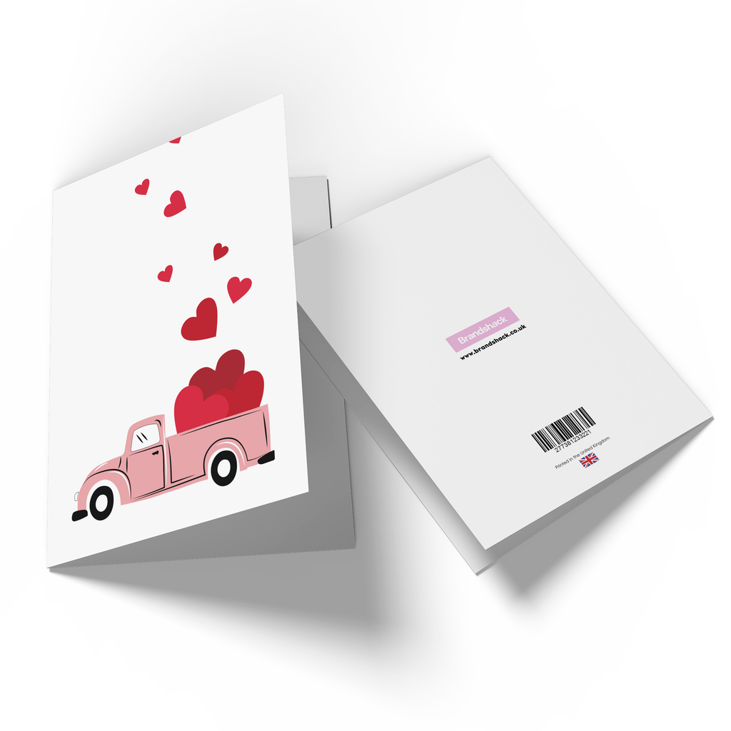 Love Truck Greetings Card
