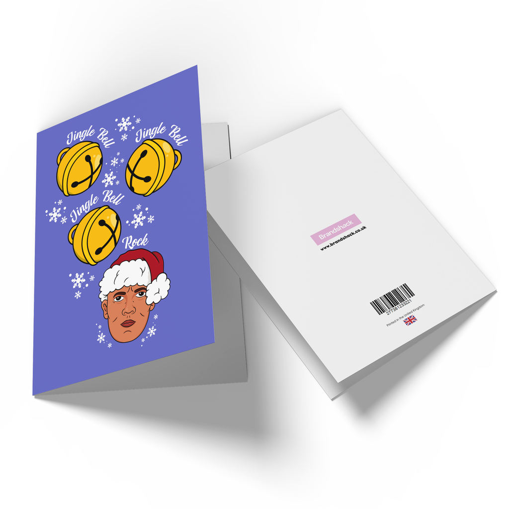 Jingle Bell Jingle Bell Jingle Bell Rock Greetings Card