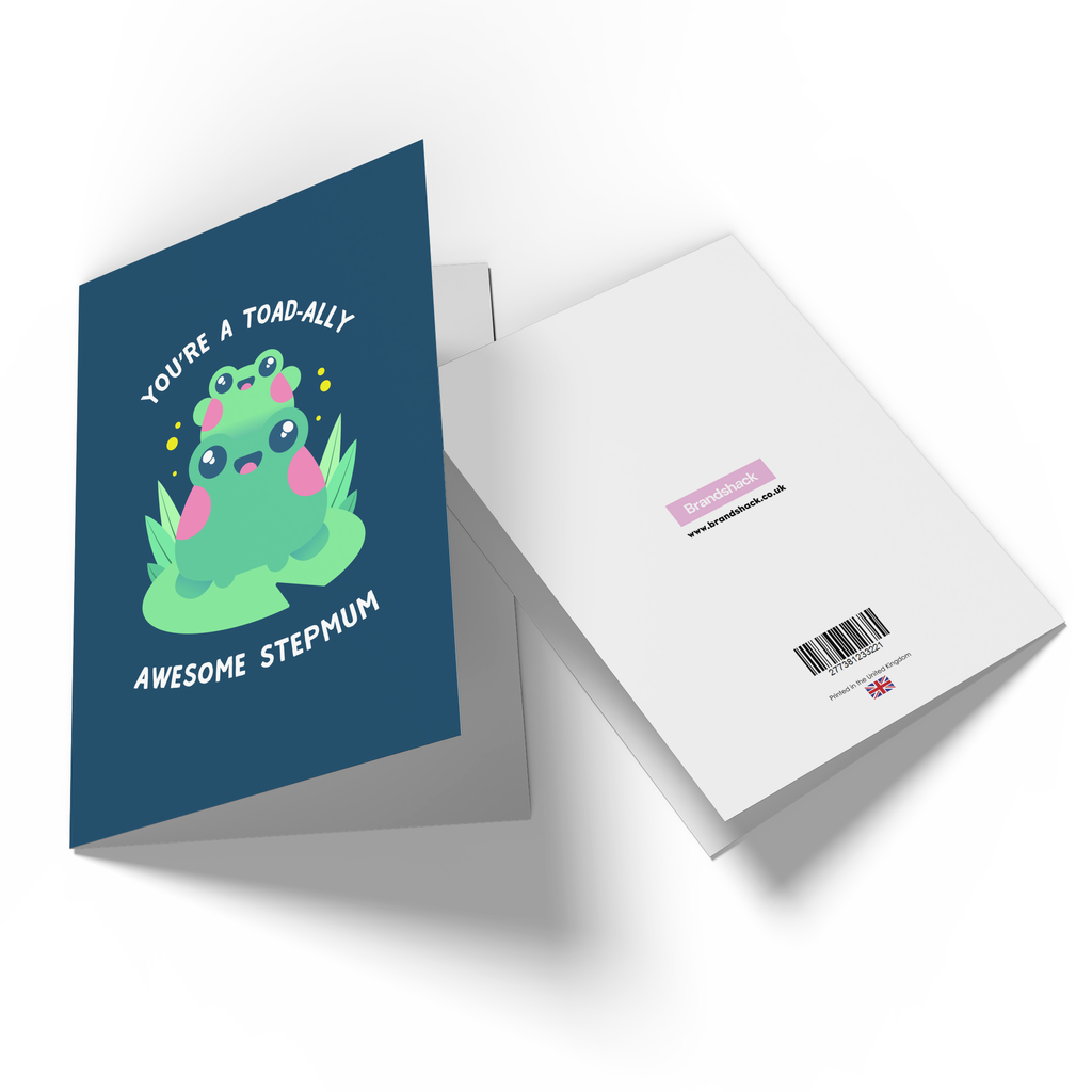 You're A Toad-ally Awesome Stepmum Greetings Card