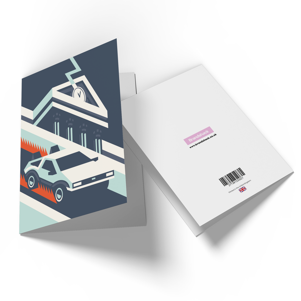 Official Back To The Future Greetings Card