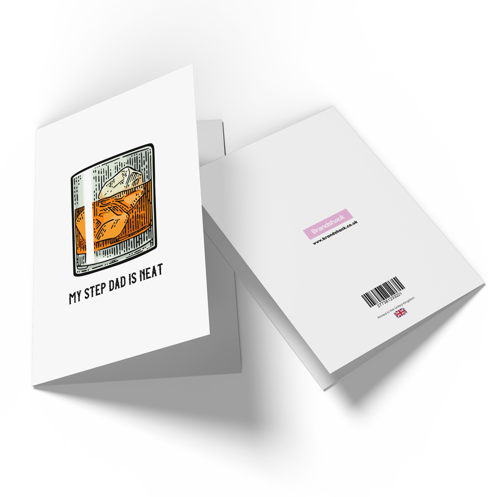 My Step Dad Is Neat Greetings Card