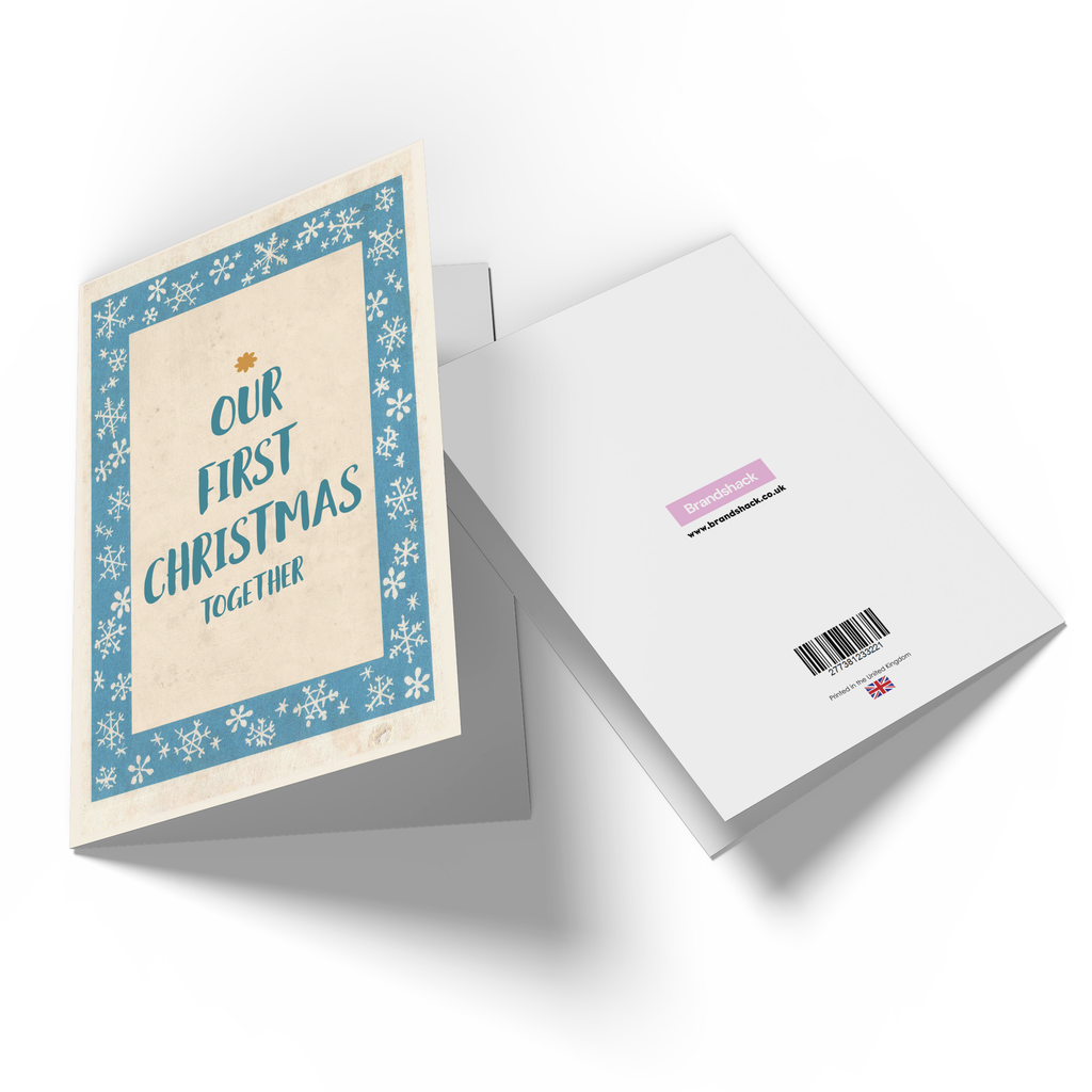 Our First Christmas Together Greetings Card