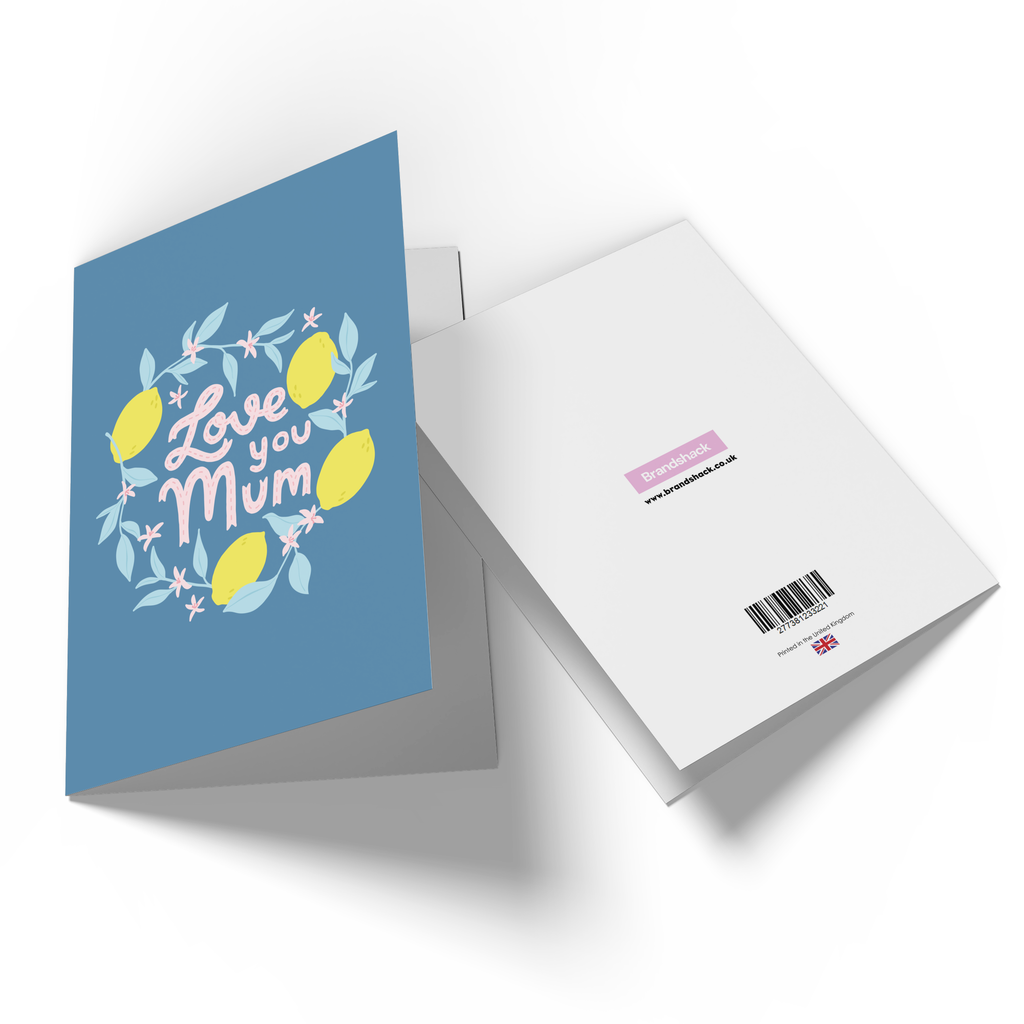 Lemon Love You Mum Greetings Card