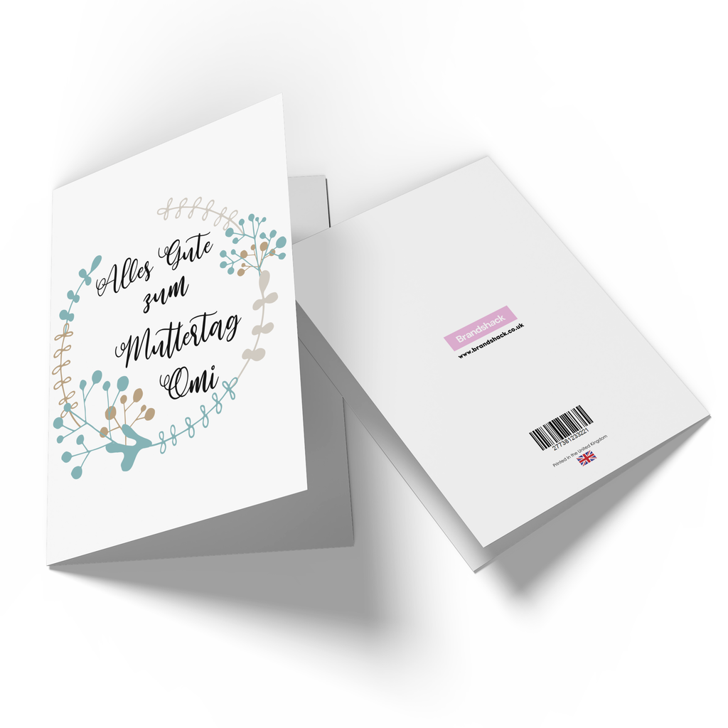 Alles Gute Zum Muttertag Omi Greetings Card