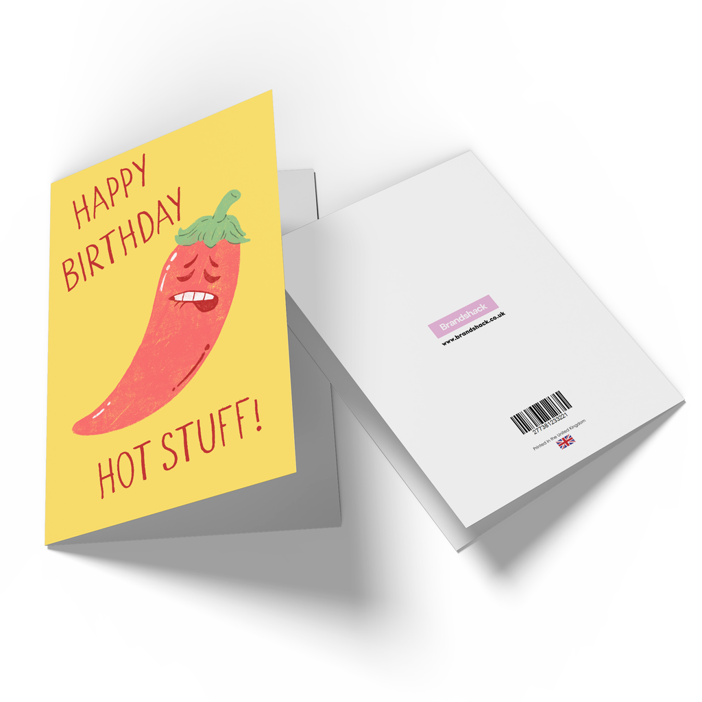 Happy Birthday Hot Stuff! Greetings Card