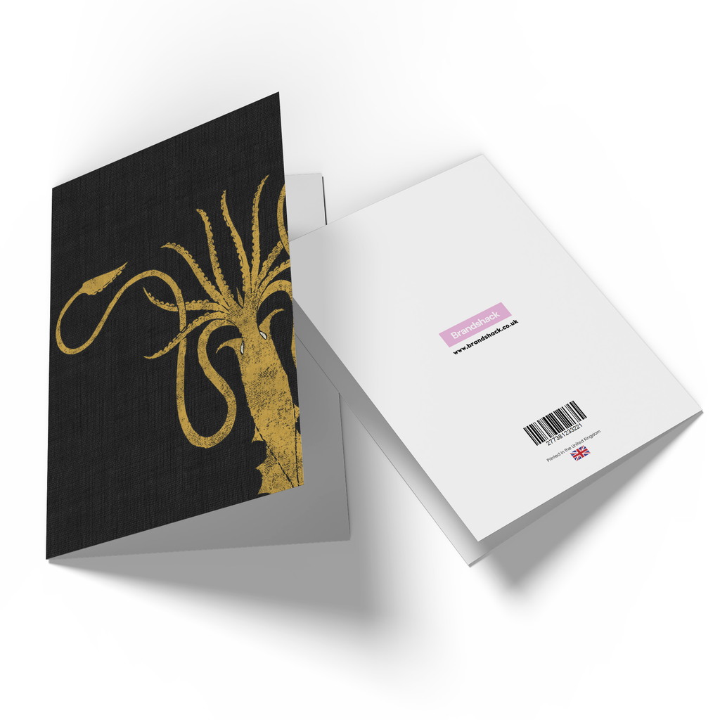 Official Game of Thrones House Greyjoy Greetings Card