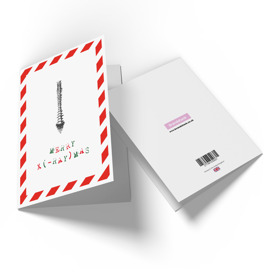 Merry X(-Ray)mas Spine Greetings Card