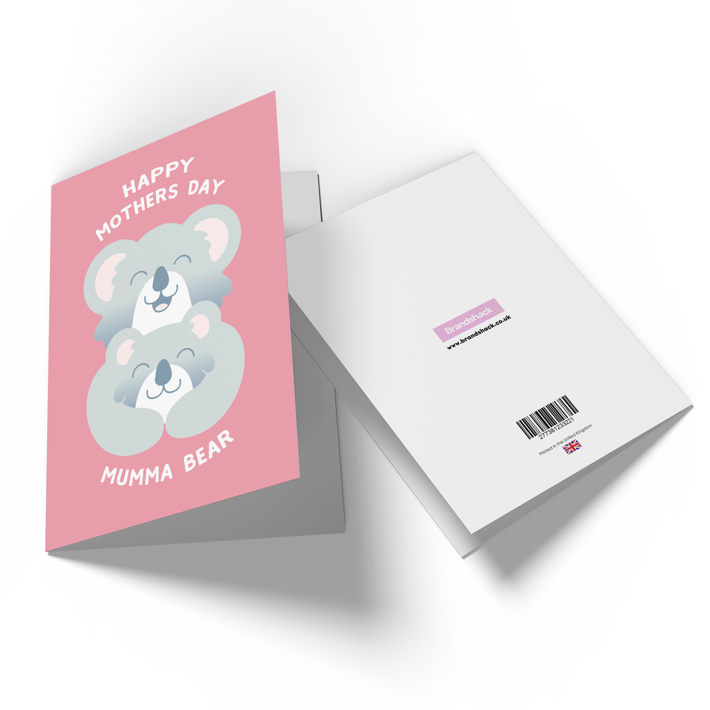 Happy Mothers Day Mumma Bear Greetings Card
