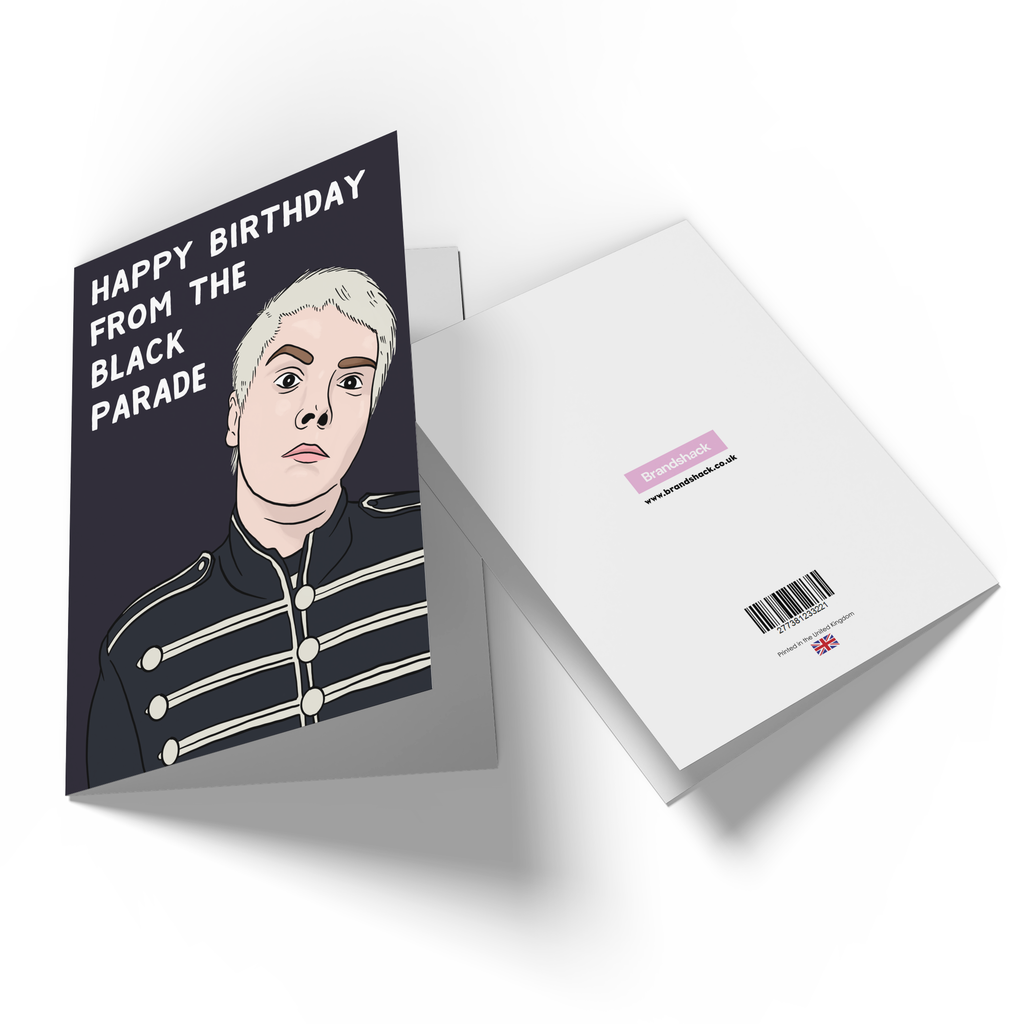 Happy Birthday From The Black Parade Greetings Card