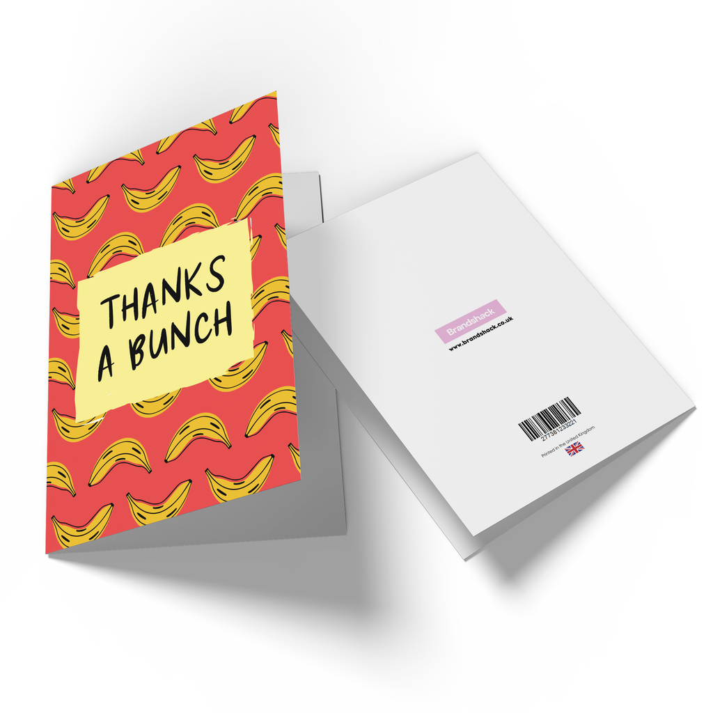 Thanks A Bunch Greetings Card