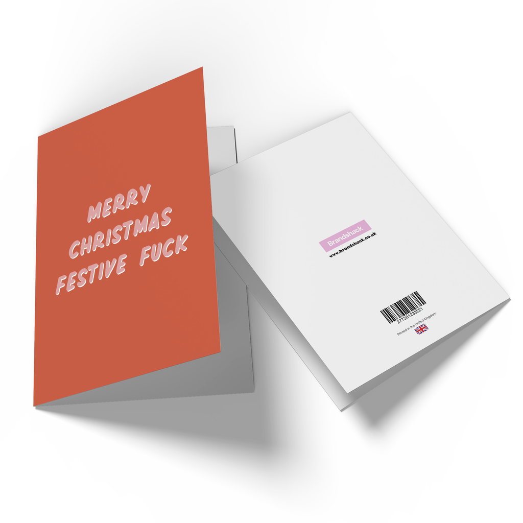 Merry Christmas Festive F*ck Greetings Card