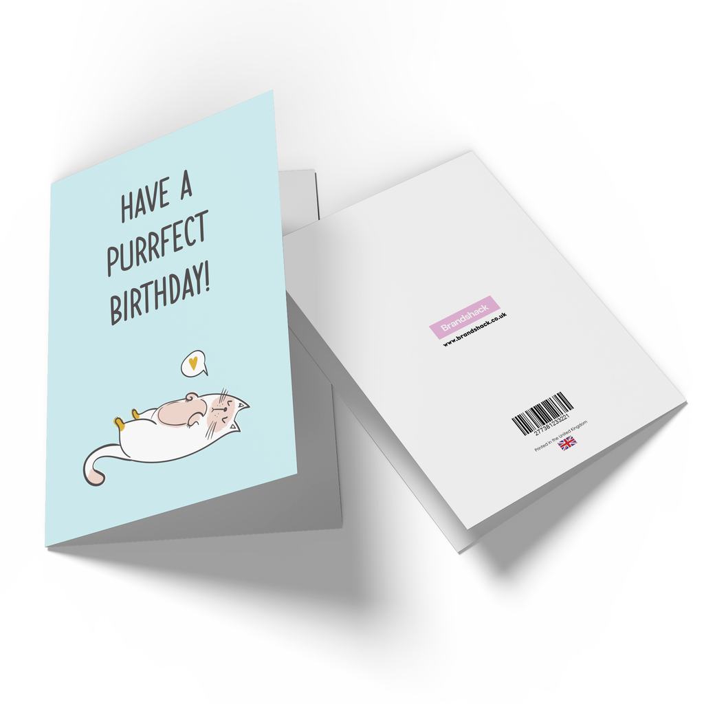 Have A Purrfect Birthday! Greetings Card