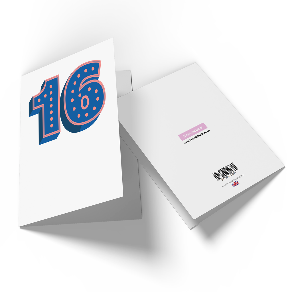 16 Dots Greetings Card