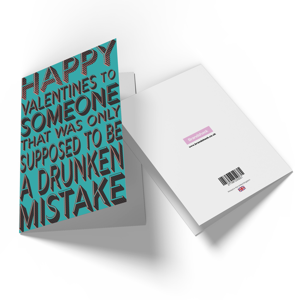Drunken Mistake Greetings Card
