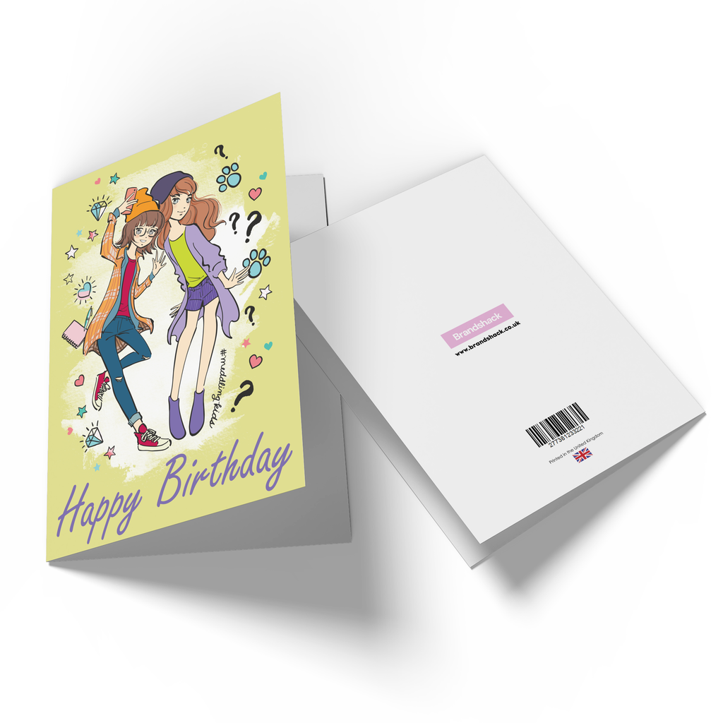 Official Scooby Doo 10th Birthday Girls Greetings Card