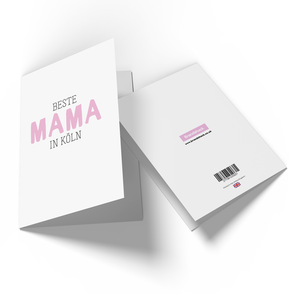 Beste Mama In Koln Greetings Card