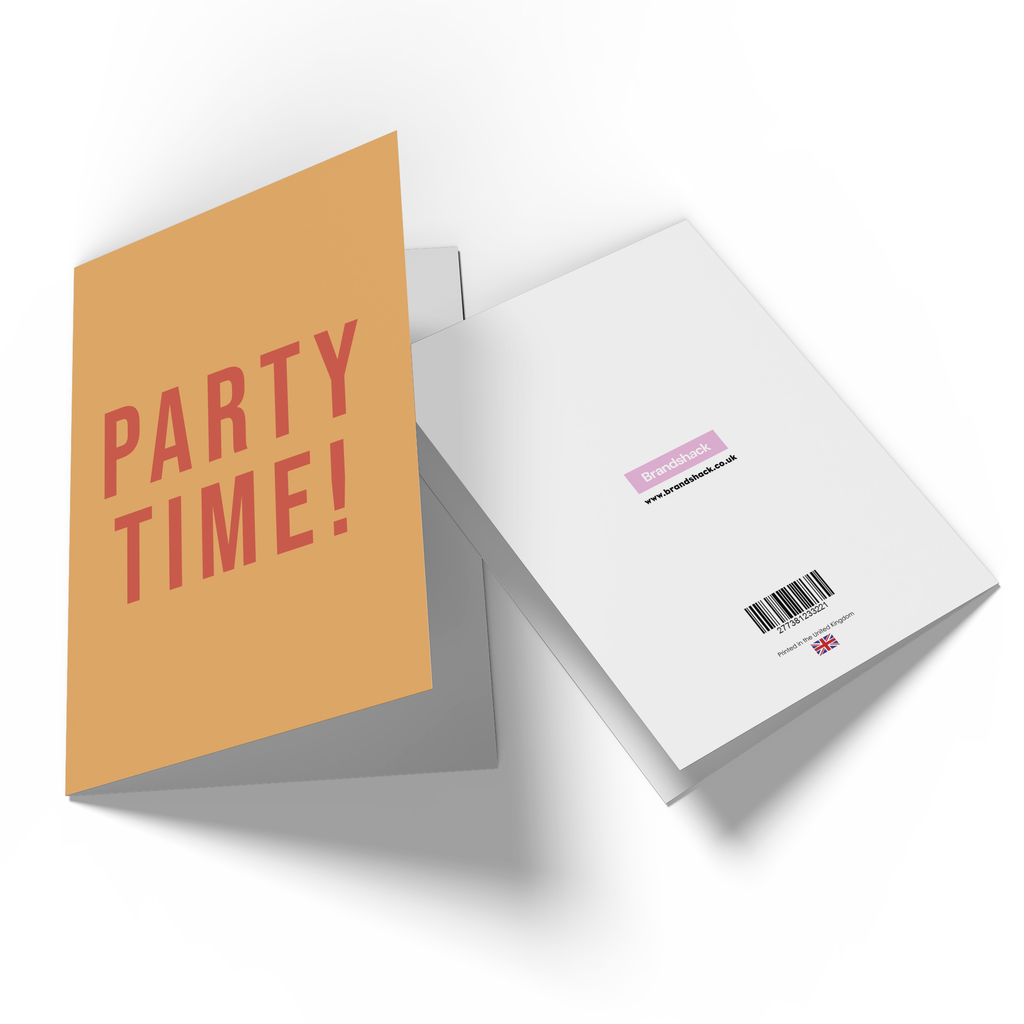 Party Time Greetings Card
