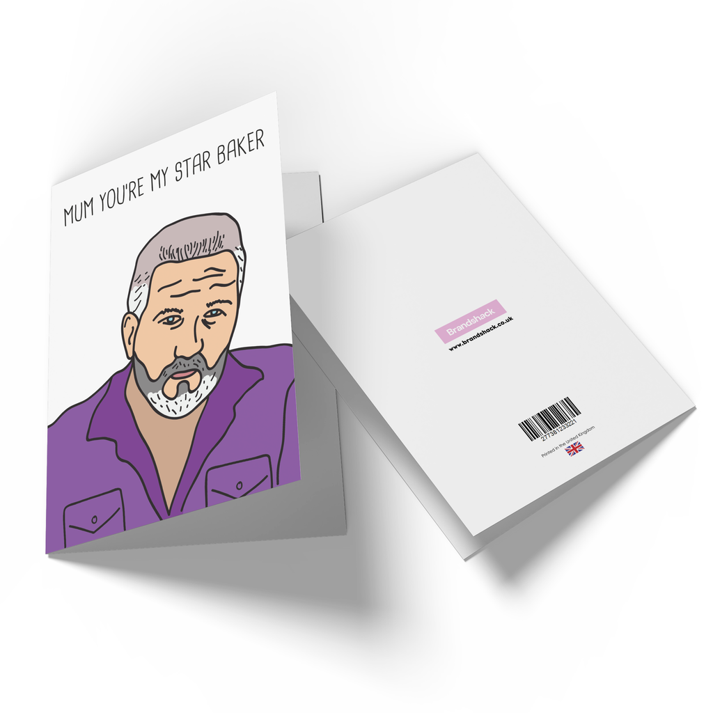 Mum, You're My Star Baker Greetings Card