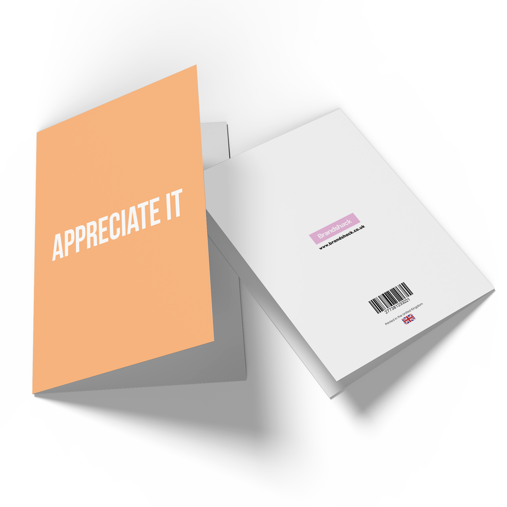 Appreciate It Greetings Card