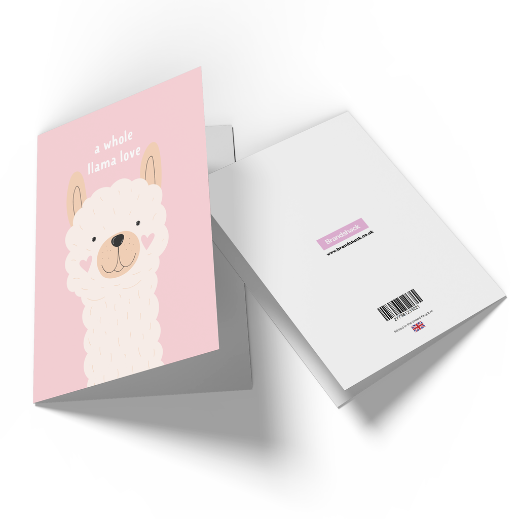 A Whole Llama Love Greetings Card