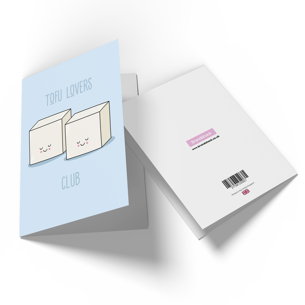 Tofu Lovers Club Greetings Card
