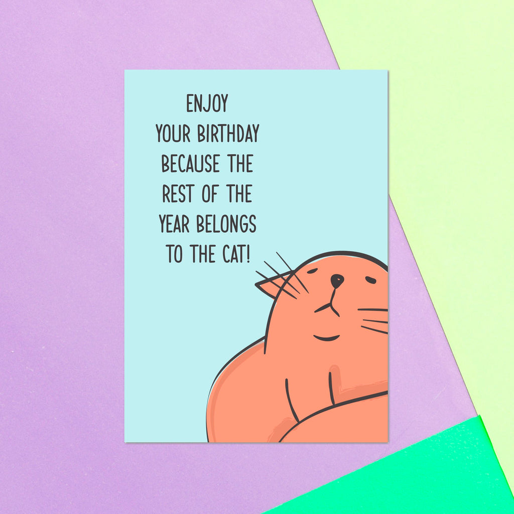 Enjoy Your Birthday Greetings Card