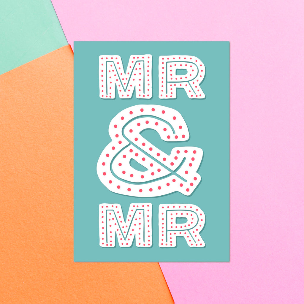 Mr & Mr Greetings Card