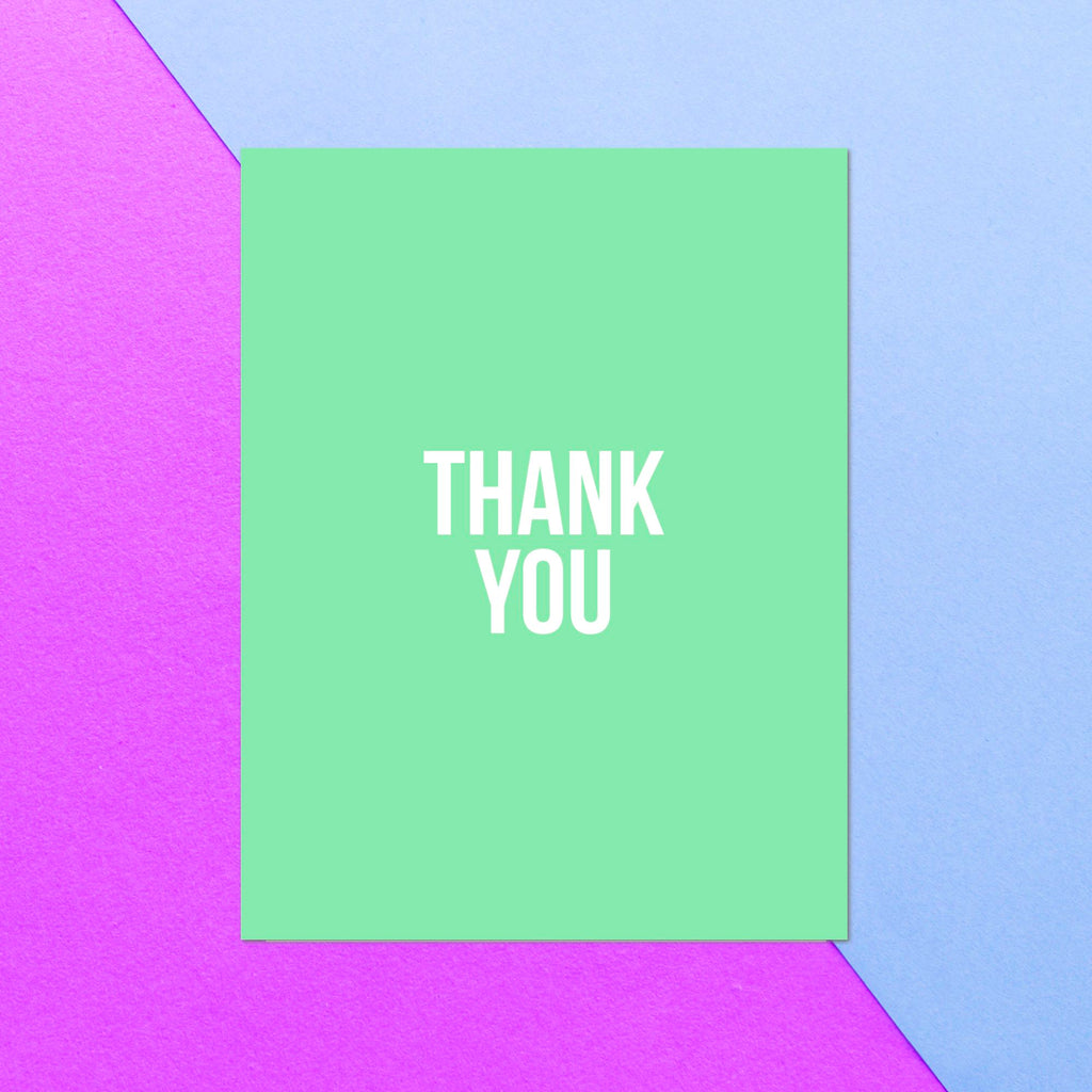 Thank You Greetings Card